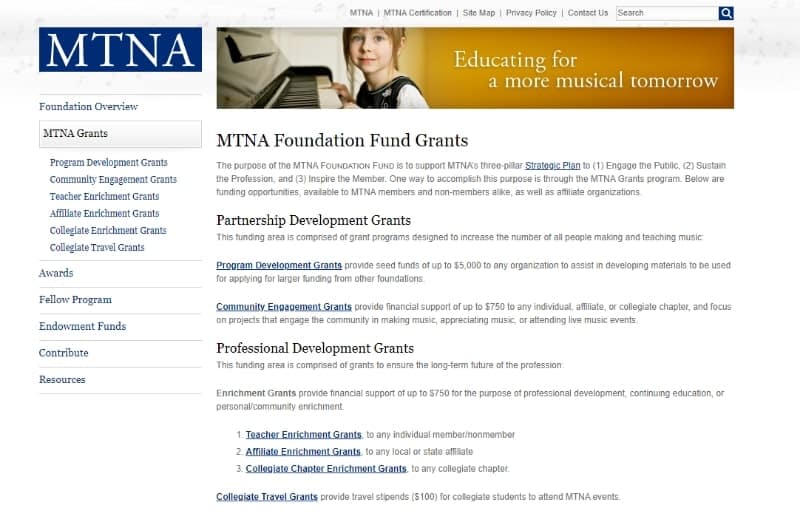mtna foundation fund grants