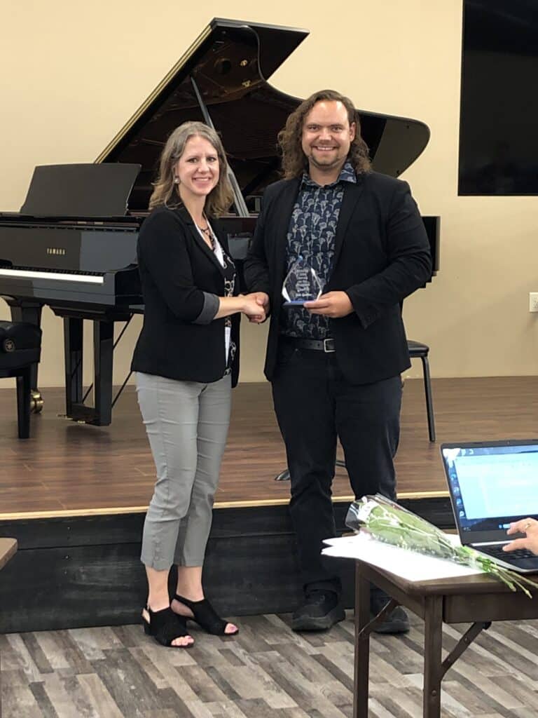 Service to the Profession Award Josh and Amy