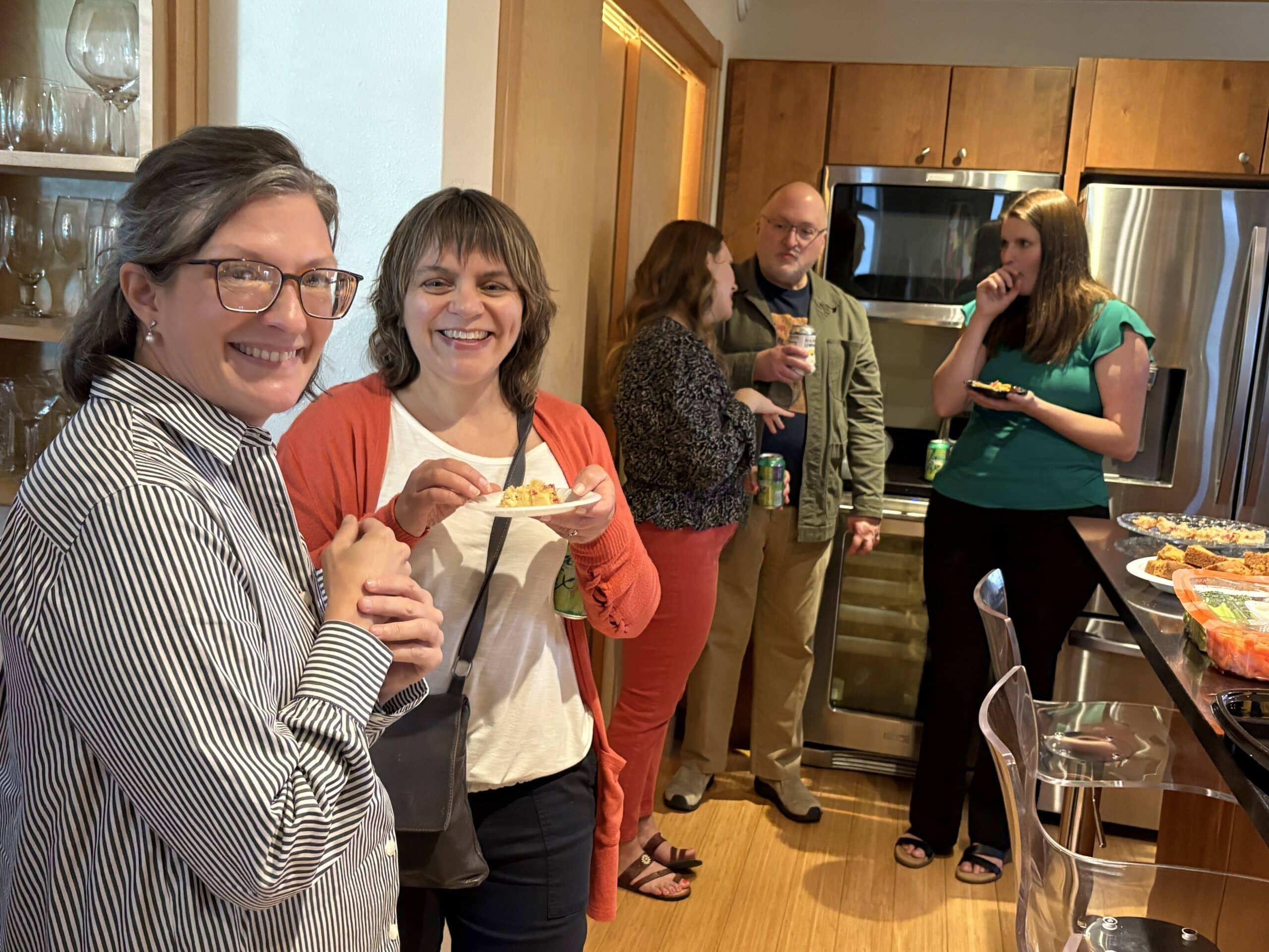 Reception following opening concert.